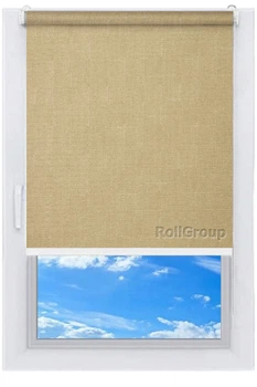 Ролета тканинна Roll Group Льон 60х165 Слонова кістка 0881