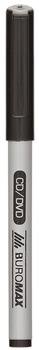 Набір перманентних тонкописних маркерів Buromax 0.6 мм 12 шт. Чорний (BM.8701-01)