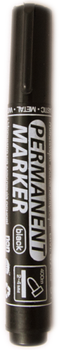 Набор перманентных маркеров Buromax Jobmax 2-4 мм 12 шт Черный (BM.8703-01)