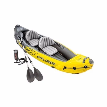 Надувная Байдарка Intex 68307 (312х91х51 см) Explorer K2 Желтая