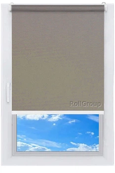 Ролета тканевая Roll Group Авеню 57.5х165 Серый 0016