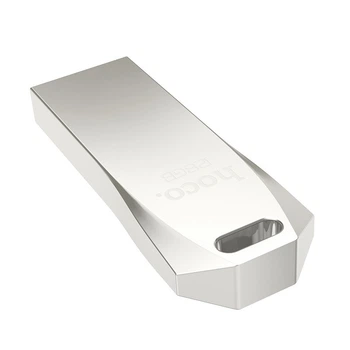 Флешка HOCO UD4 USB Flash Disk Intelligent high-speed flash drive (128GB, USB 2.0). Silver