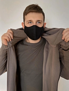 Защитная маска Mod-Room многоразовая хлопковая Черная