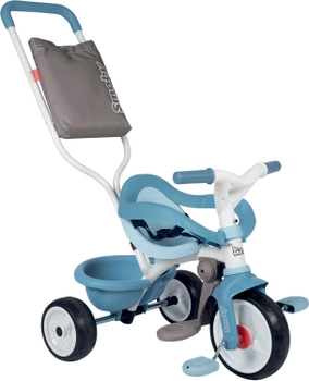Детский велосипед 3 в 1 Smoby Toys Би Муви Комфорт металлический Голубой 68х52х101 см (740414) (3032167404145)
