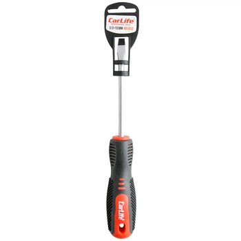 Отвертка Carlife WR6610 шлицевая SL6x100mm, Cr-V 6150