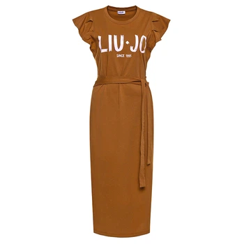 Плаття Liu Jo FA0416J5703BROWN S максі коричневе
