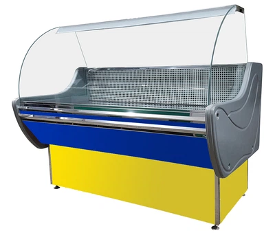 Холодильная витрина COLD eco Lux Uni Cold 1 м сине-желтая