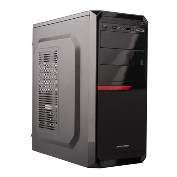 Корпус Logicpower 2012-400W 8см, 1хUSB2.0, 2xUSB3.0, Black