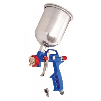 Краскопульт MASTERTOOL GM HP СБ 600 мл, алюміній, Ø 1,5 мм, 120-170 л/хв, 3,5-5 бар (81-8719)