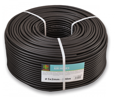 Шланг технический, Bradas, BLACK 5х2мм, 20bar Bradas бухта 200м