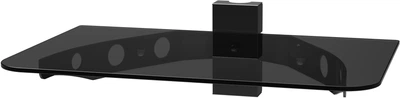 Настенная полка для DVD, тюнера, роутера Walfix DVD-21B Black