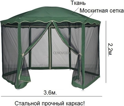 Садовые павильоны, тенты, беседки - ROZETKA | Купить в Украине: Киеве ...