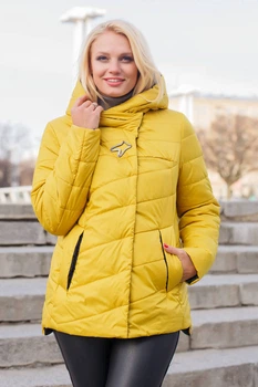 Куртка Miorichi Аврора 56 Горчичный (01018-yellow56)