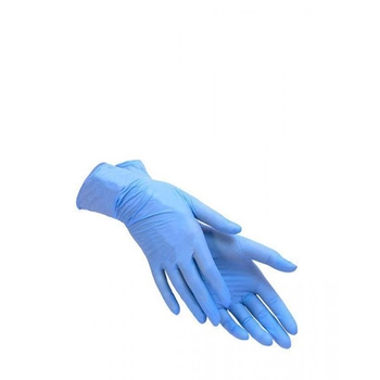 Перчатки нитриловые Care365 M 100 шт Голубой (М365)