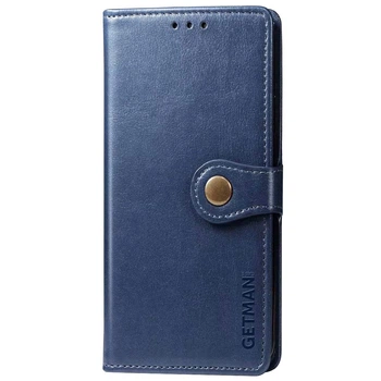Кожаный чехол-книжка GETMAN Gallant (PU) для Xiaomi Poco F5 Pro Синий