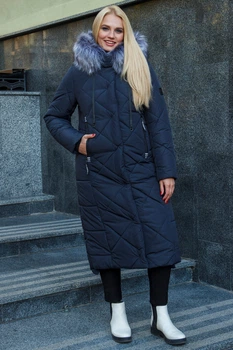 Зимняя куртка Miorichi Stefaniya 54 Синий (01041-blue54)
