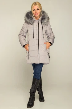 Зимова куртка Miorichi Simona 52 Сірий (01039-gray-grey52)