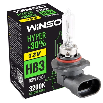 Галогеновая лампа Winso HB3 12V 65W HYPER +30% 712500