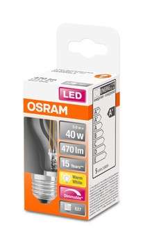 Світлодіодна лампа Osram LED SUPERSTAR Filament P40 DIM 5W (470Lm) 2700К CRI80 E27 (4058075436800)
