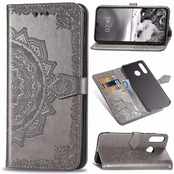 Чехол Vintage для Xiaomi Redmi 7 книжка кожа PU серый