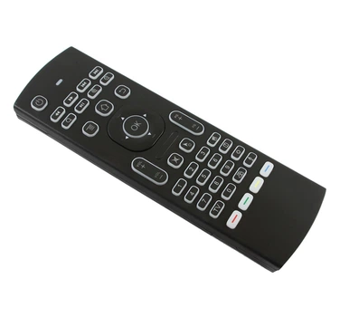 Пульт/мышь гироскопическая с клавиатурой MX3 Voice LED EN (английская), (Airmouse+Voice Keyboard) с микрофоном и подсветкой, 2.4G