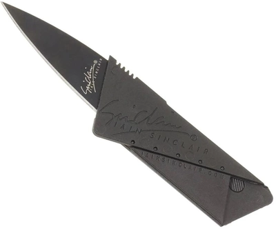 Складной нож-кредитка Supretto Черный (5969-0001)