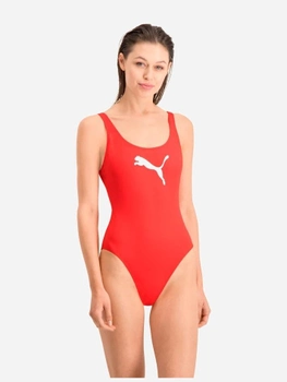 Купальник слитный женский Puma Swim Women Swimsuit 1P 90768502 Red