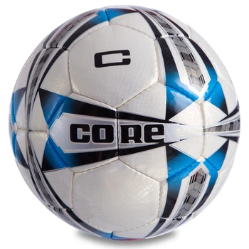 Мяч футбольный ламинированный Core Pro Liga №5 STAR 008 White-Blue-Black