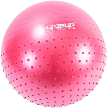 Фитбол массажный с насосом LiveUp Half Massage Ball (LS3569)