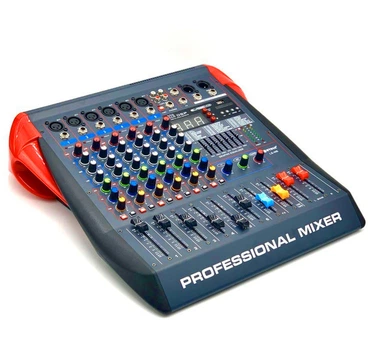 Профессиональный микшерный пульт WVNGR LS-N6 Mixer Bluetooth, USB, Karaoke, mp3, AUX, 320DSP программ