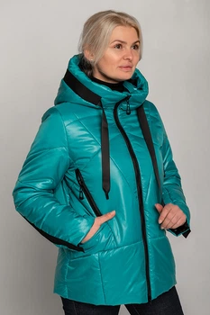 Куртка Miorichi Регина 60 Бирюзовый (01140-green60)