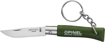 Ніж-брелок Opinel №4 нерж-сталь Сірий (1013-204.65.65)