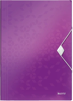Папка на резинці Leitz WOW А4 Фіолетова (45990062)