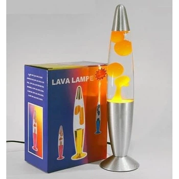 Лава лампа Lava Lampe TOPA 34.5 см Жовта Воскова