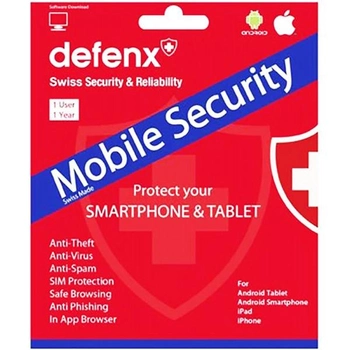 ПО Комплект лицензионного П.О. "Defenx mobile security suite". 1 год для одного устройства.