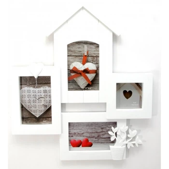 Фоторамка на 4 фото Styles, Фото 10х10см и 10x15 см, (45х40х2,5 см) Home Place