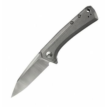 Нож складной карманный Zero Tolerance ZT0808 (Frame lock, 83/193 мм, сірий)