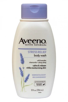 Заспокійливий гель для душа з ромашкою та лавандою Aveeno Stress Relief 354 мл.