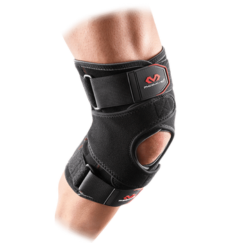 Зміцнюючий наколінник McDavid Vow™ Knee Support Wrap With Stays And Straps(4203) M Чорний