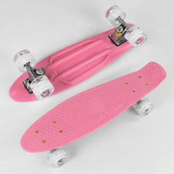 Пенни борд детский 2708 Best Board, доска=55см, колёса PU со светом, диаметр 6см