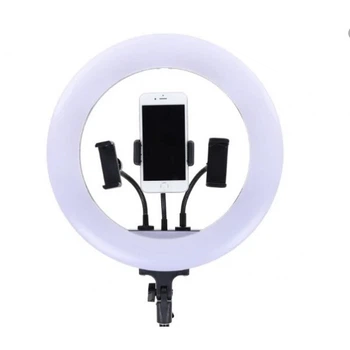 Лампа кольцевая LED 36 см c 3 крепежами с питанием от сети TaigeXin CXB360
