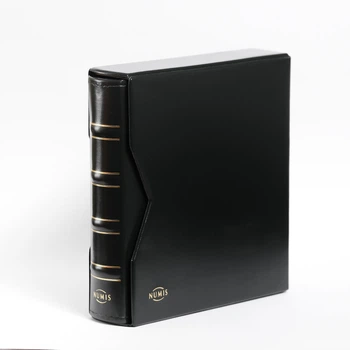 Альбом для монет Leuchtturm, NUMIS, з футляром, на 143 монети, зелений