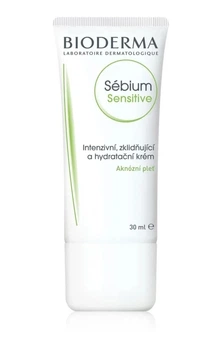 Крем Bioderma Sebium Sensitive інтенсивний увлажняющий та заспокійливий для шкіри висушеної та подразненої лікуванням акне 30 мл