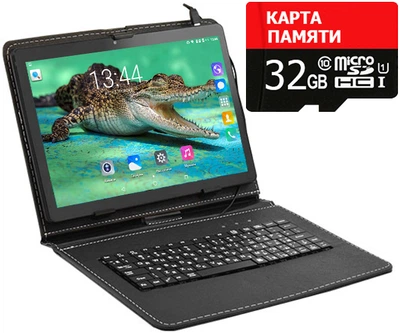Планшет MiXzo ME1030 4G + Чехол-клавиатура + Карта памяти 32GB