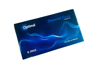 Контактные линзы Optimal Diamond Focus 1 Monthly UV -2.25 8.6 1 упаковка