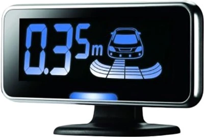 Паркувальний радар для заднього бампера з LCD-дисплеєм Steelmate PTS410V4 Black