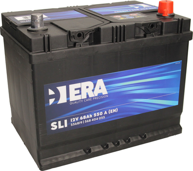 Автомобильный аккумулятор ERA SLI 68Ah (-/+) Asia (550EN) (ERA S56819)