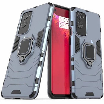 Чехол с подставкой Deexe Hybrid Case для OnePlus 9 Pro - Blue