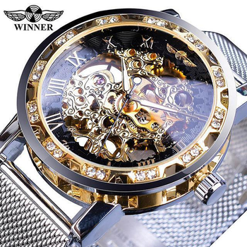 Механические часы Diamonds mesh
