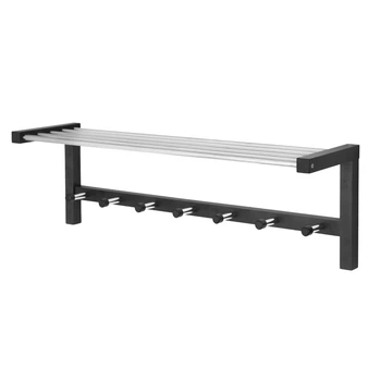 Настенная вешалка Fenster NVD-02 Чёрная 32x100x25